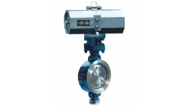 D673H氣動(dòng)對夾式硬密封蝶閥